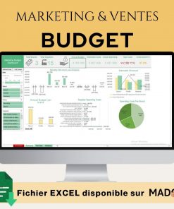 Modèle Excel de Marketing & Ventes Axé sur le Budget