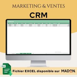 Modèle Excel de Marketing & Ventes Axé sur le CRM