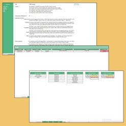 Alternative view of Modèle Excel de Marketing & Ventes Axé sur le CRM