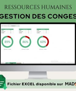 Modèle Excel de Ressources Humaines Axé sur la Gestion des Congés