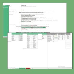 Alternative view of Modèle Excel de Ressources Humaines Axé sur la Gestion des Services Quart