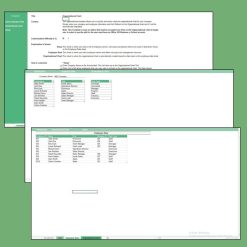 Alternative view of Modèle Excel de Ressources Humaines Axé sur l'Organigramme