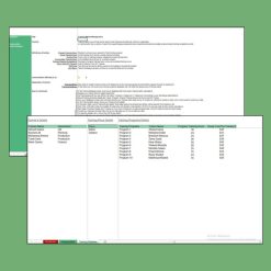 Alternative view of Modèle Excel de Ressources Humaines Axé sur le Suivi des Formations