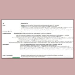 Alternative view of Modèle Excel de Stratégie & Management Axé sur le Tableau de Bord