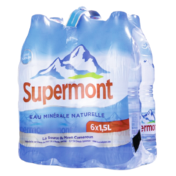 Eau Minérale SUPERMONT Palette de 6x1,5L