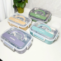 Alternative view of Gamelle à Double Couche Grande Capacité en Acier Inoxydable