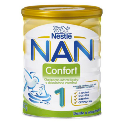 Lait NAN Confort 1, pour Bébé de 0 à 6 Mois 400g
