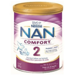 Lait NAN Confort 2, pour Bébé de 6 à 12 Mois 400g