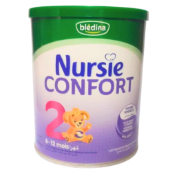 Lait NURSIE Confort 2, pour Bébé de 6 à 12 Mois 400g