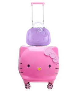 Lot de 2 Valisette à Roulettes Hello Kitty