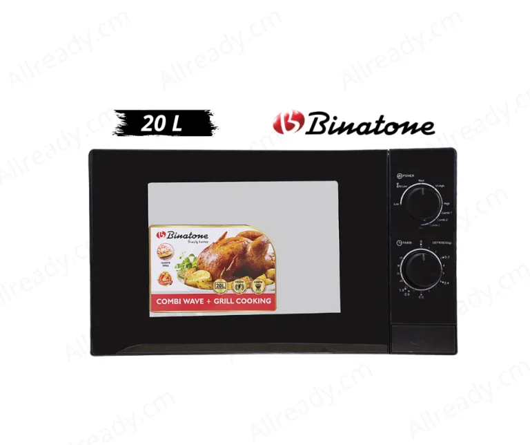 Micro-onde Binatone 700W, 20 Litres MWO-2017 noir, garantie 3 Mois