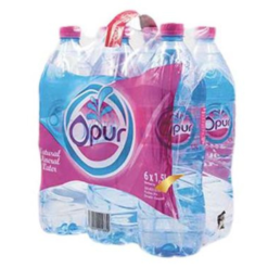 Eau Minérale O'PUR Palette de 6x1,5L