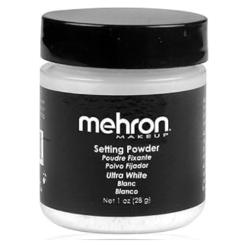 Poudre Fixatrice de Maquillage Mehron Ultra White 28g