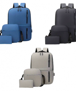 Sac à Dos + Sacoche + Trousse