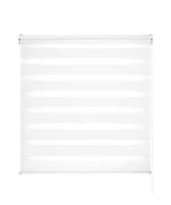 Alternative view of Store Enrouleur Double Couche, Nuit et Jour, pour réguler la lumière des fenêtres et portes 150x180cm