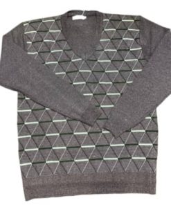 Pull-Over Col V en Laine