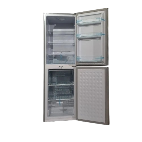 Réfrigérateur Combiné Starsat 210L Gris avec Clé – Image 2