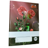 Cahier EVA Travaux Pratiques Cartonné Couverture Fleurs 300 Pages