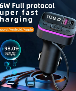Alternative view of Chargeur Bluetooth Multifonctions pour Voitures C63, 66W