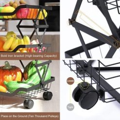 Alternative view of Corbeille Etagère de Rangement de Fruits