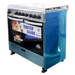 Alternative view of Cuisinière Oscar LUXE OSC-60SDF, 5 Foyers et Porte Bouteille à Gaz 60x90cm, Garantie 6 Mois