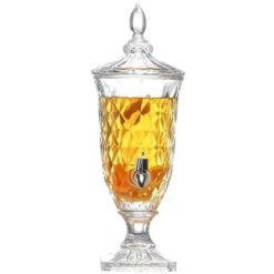 Carafe Distributeur de Boissons en Cristal 3L