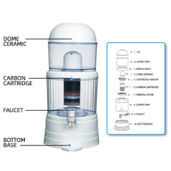 Alternative view of Filtre à Eau Blanc Grande Capacité 14L