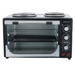 Micro-Onde avec 2 Plaques Chauffantes 35L 1380W