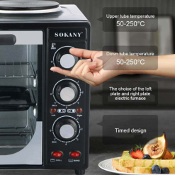 Alternative view of Micro-Onde avec 2 Plaques Chauffantes 35L 1380W