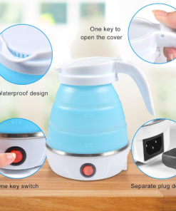 Mini Bouilloire Pliable en Silicone 600ml