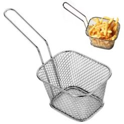 Mini Panier à Frites en Acier Inoxydable