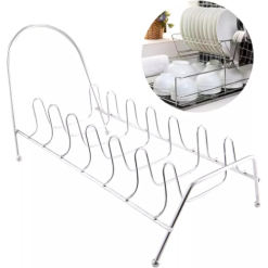 Alternative view of Pack de 2 Ranges Vaisselles de Cuisine Acier Inoxydable