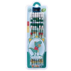 Paquet de 12 Crayons Weibo 2B avec Taille-Crayon Thème Dinosaure Basketball