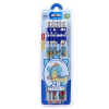 Paquet de 12 Crayons Weibo 2B avec Taille-Crayon Thème Dinosaure Gymnaste
