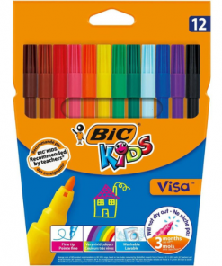 Paquet de 12 Feutres BIC Multicolores