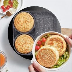 Alternative view of Poêle à oeufs Grill Anti-adhésive avec 3 Sections
