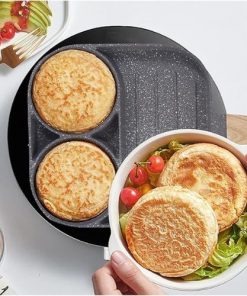 Alternative view of Poêle à oeufs Grill Anti-adhésive avec 3 Sections