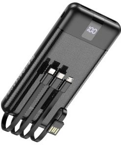 Powerbank Fast Charge Hoco 4en 1, 10000 mAh