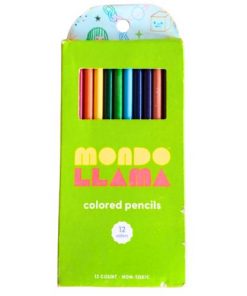 Crayon de 12 Couleurs Non Toxiques MONDO LLAMA