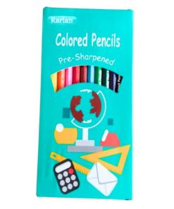 Crayon de 12 Couleurs Non Toxiques Rarlan