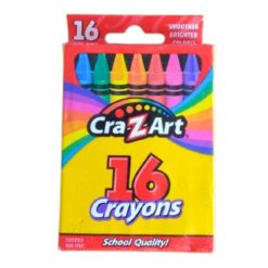 Crayon de 16 Couleurs Non Toxiques CraZ Art