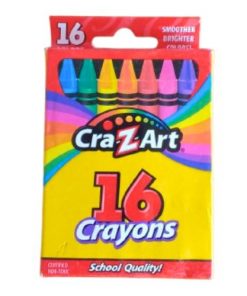 Crayon de 16 Couleurs Non Toxiques CraZ Art