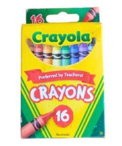 Crayon de 16 Couleurs Non Toxiques Crayola