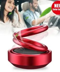 Désodorisant pour Voiture avec Rotation Solaire à 360°