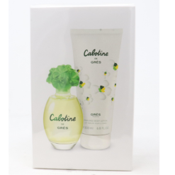 Coffret Cabotine de Gres Eau de Toilette femme Ce coffret cadeau contient : Eau de toilette format Spray 100 ml +Lait pour le corps tube 200 ml