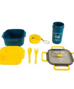 Alternative view of Gamelle pour Enfants avec Couverts + 1 Fourchette + 1 Cuillère + 1 Gourde