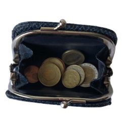 Alternative view of Porte Monnaie Clic-Clac Rétro, Porte Clés, Bleu nuit, 9cmx 4 cm