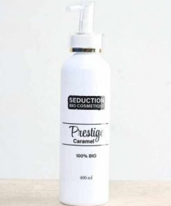 Lait Prestige Caramel 100% bio, Non Éclaircissant, SEDUCTION BIO COSMETIQUE 400ml