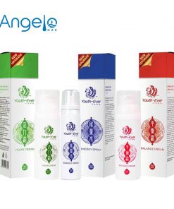 Gammes de 3 Produits : Crème Vigor pour la vitalité Youth-Ever 60ml, Spray Energétique Youth-Ever 120 ml, Crème Balance pour l’équilibre Youth-Ever 60ml
