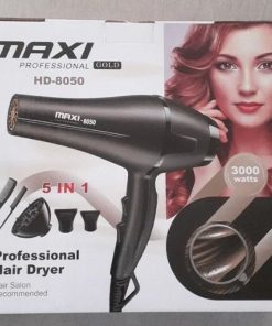 Sèche-cheveux Professionnel Maxi Gold 2 vitesses 3000 watts, Maxi, 5 en 1
